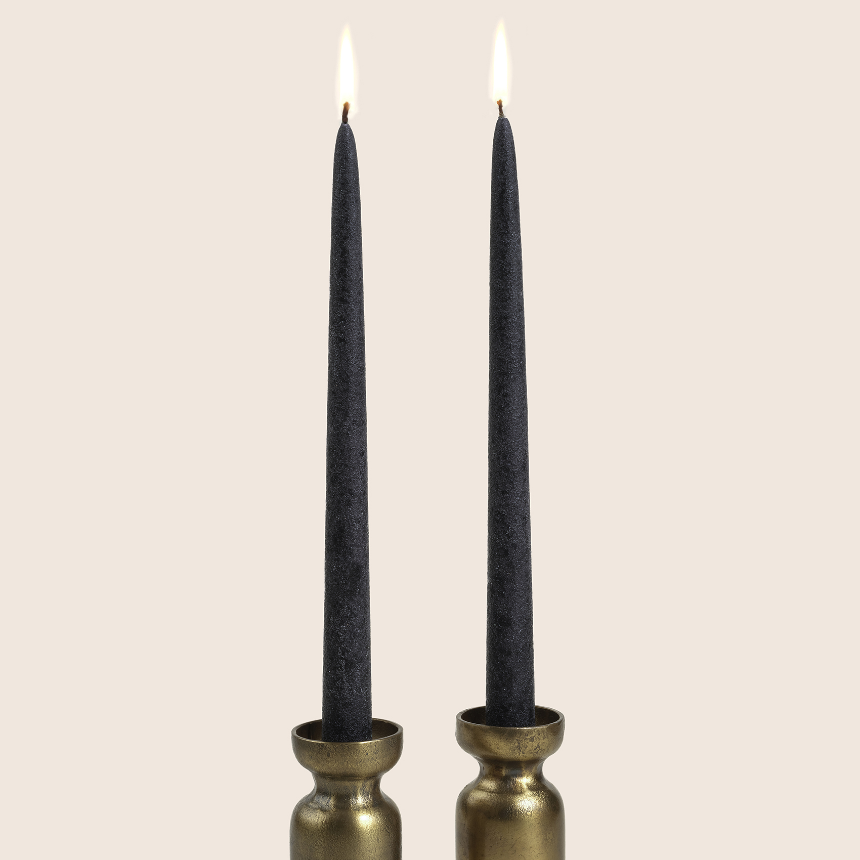 Deurne Parafın Mum 2.2x2.2x30 Cm Siyah