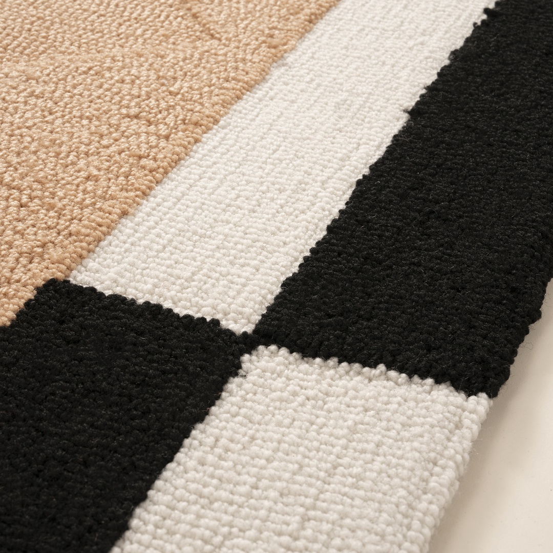 Laxıa Rölyef Polyester Halı 160x230 Cm Bej