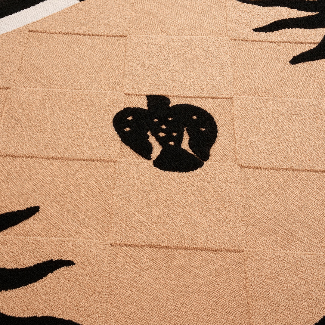 Laxıa Rölyef Polyester Halı 160x230 Cm Bej