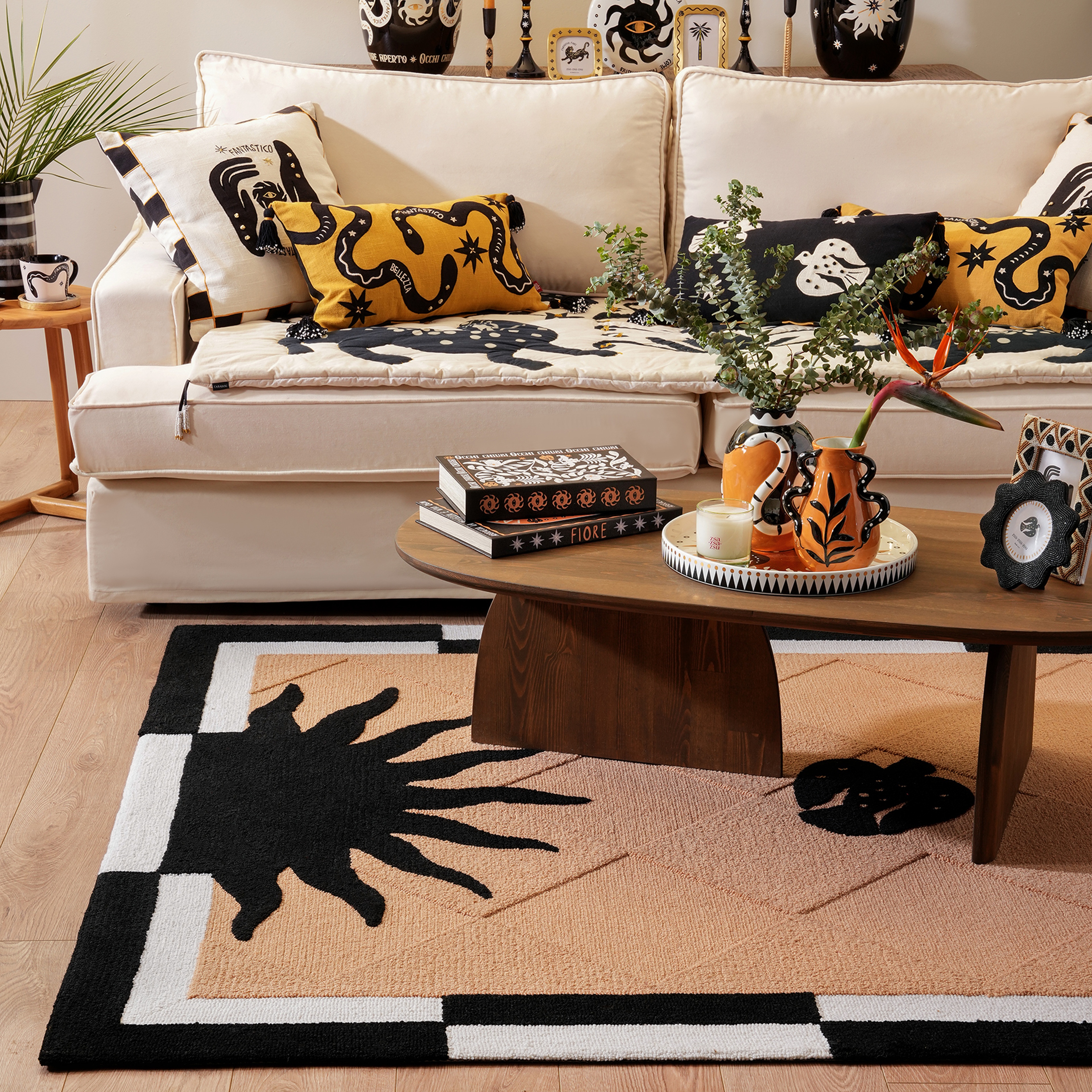 Laxıa Bej Polyester Halı 160x230 Cm