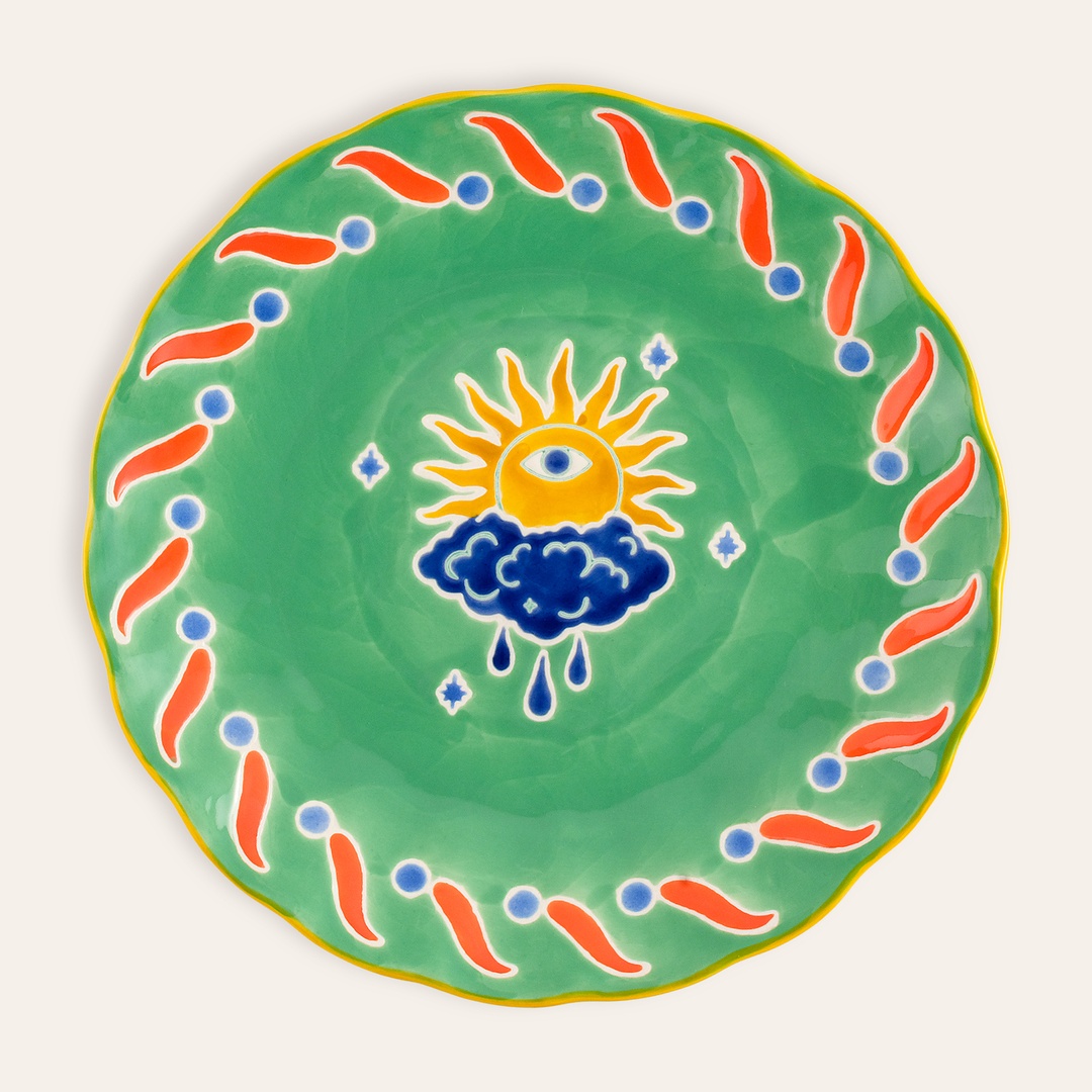 Sanya Seramik Pasta Tabağı 21 Cm