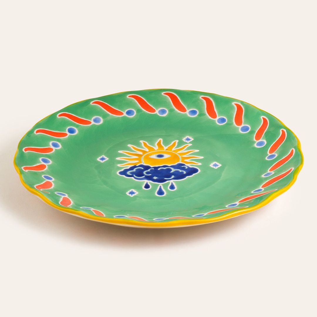 Sanya Seramik Pasta Tabağı 21 Cm