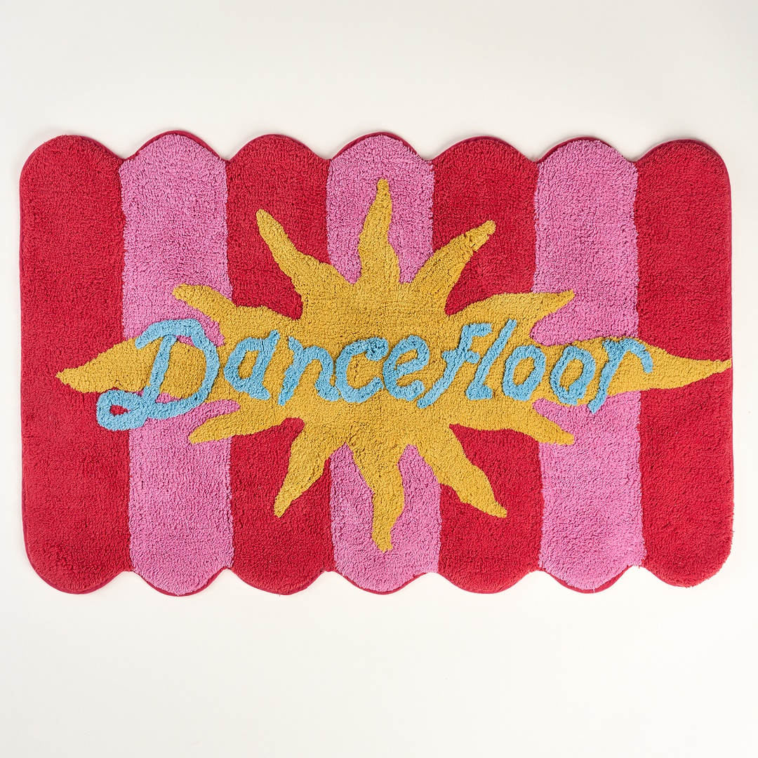 Punjab Pamuk Banyo Paspası 60x90 Cm Kırmızı - Pembe