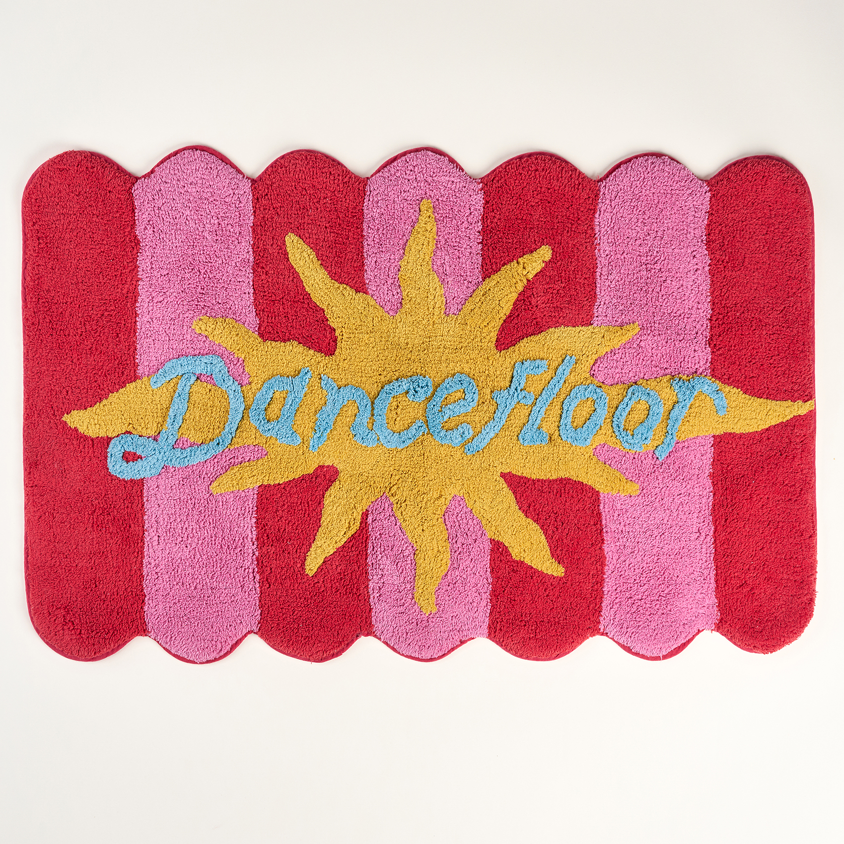 Punjab Pamuk Banyo Paspası 60x90 Cm Kırmızı - Pembe