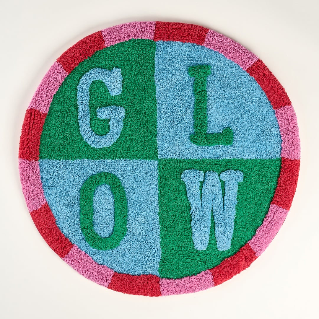 Punjab Pamuk Banyo Paspası 70 Cm Yeşil - Mavi