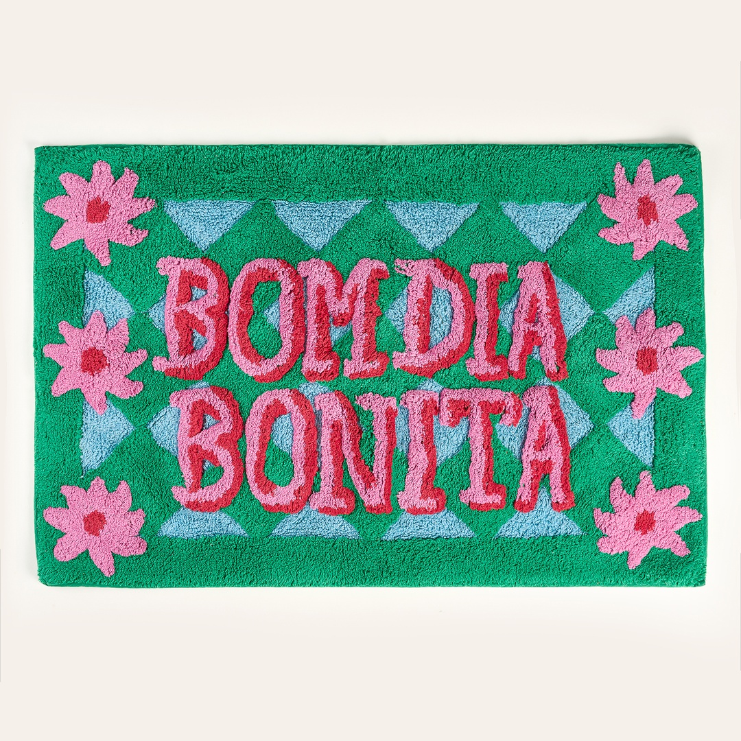 Punjab Pamuk Banyo Paspası 60x90 Cm Yeşil