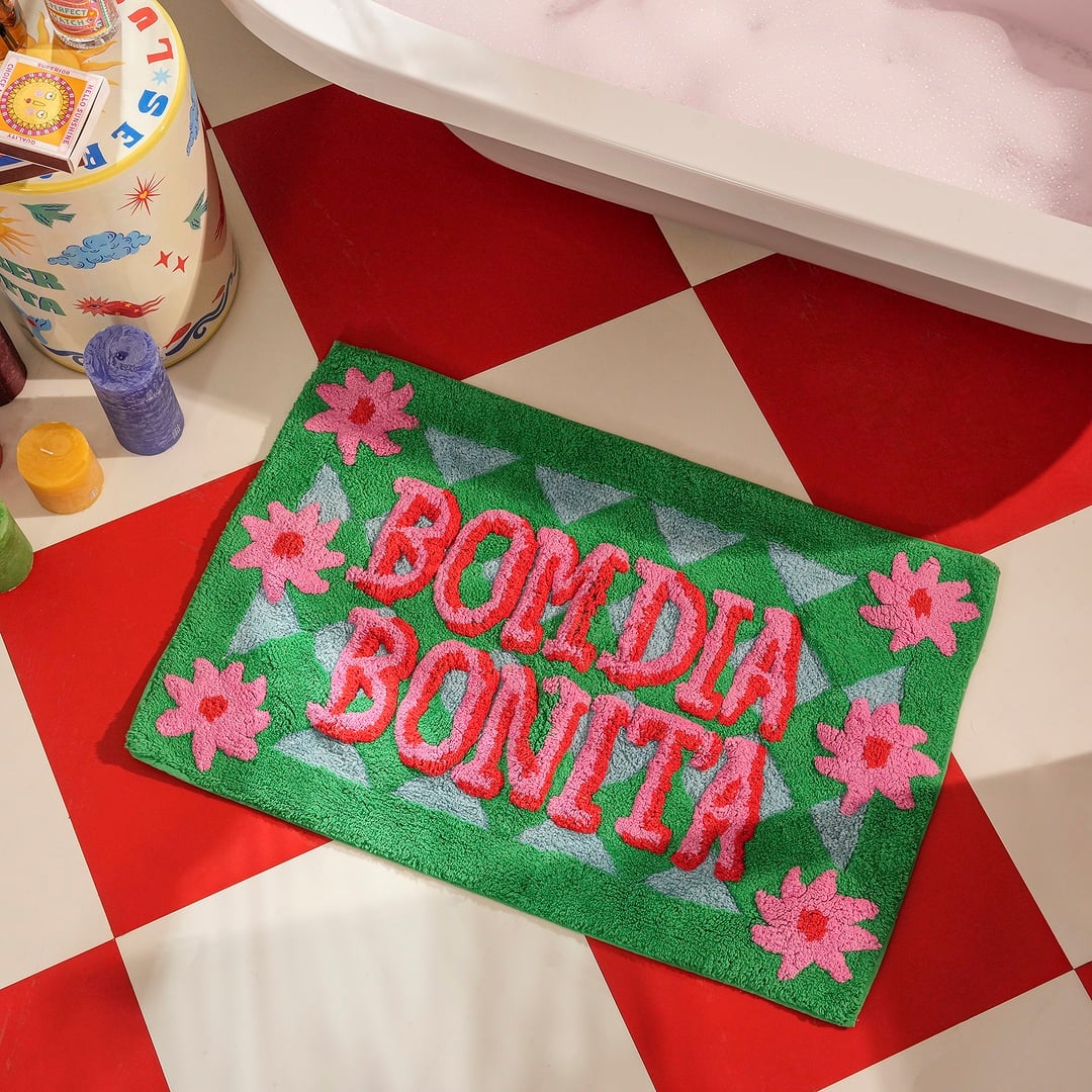 Punjab Pamuk Banyo Paspası 60x90 Cm Yeşil