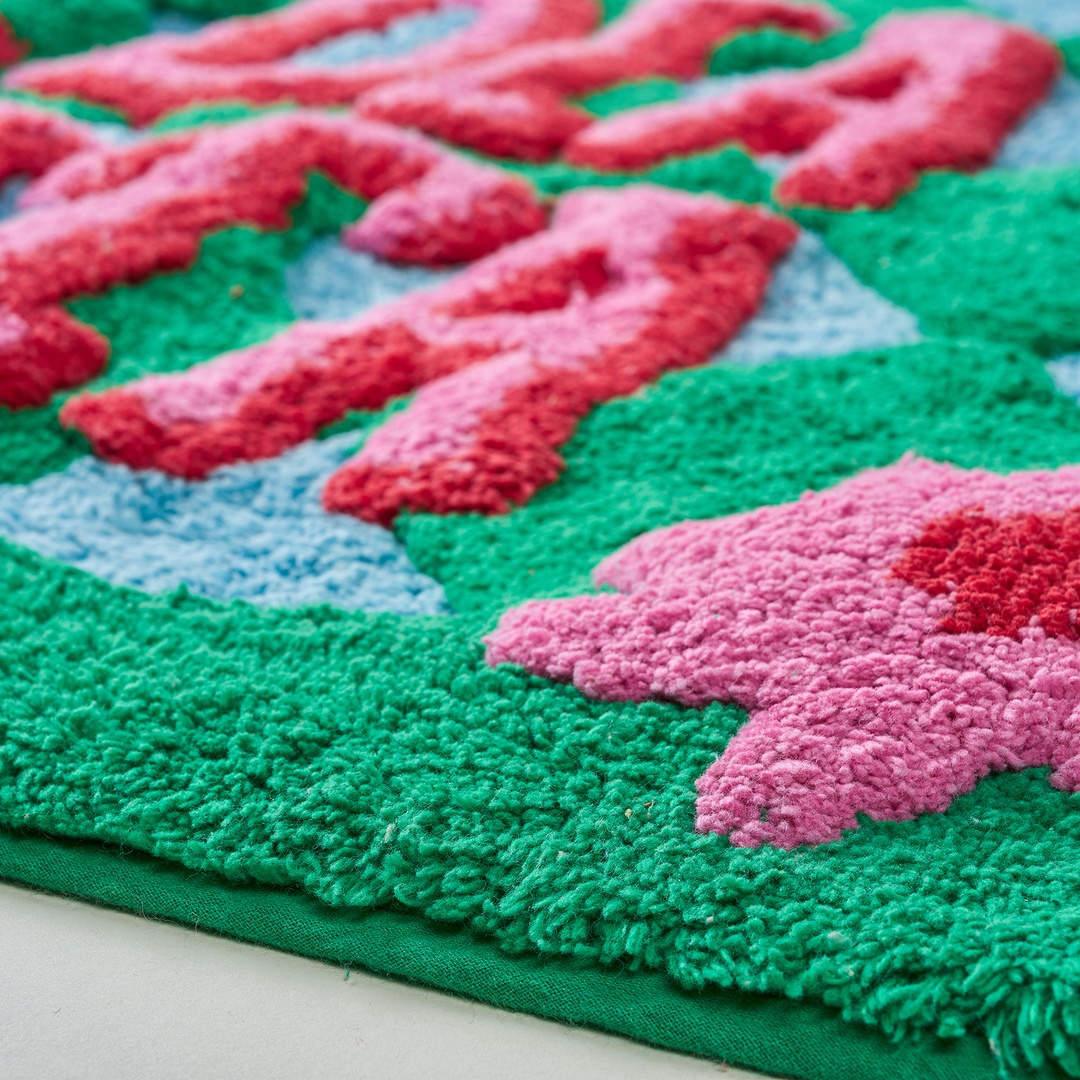 Punjab Pamuk Banyo Paspası 60x90 Cm Yeşil