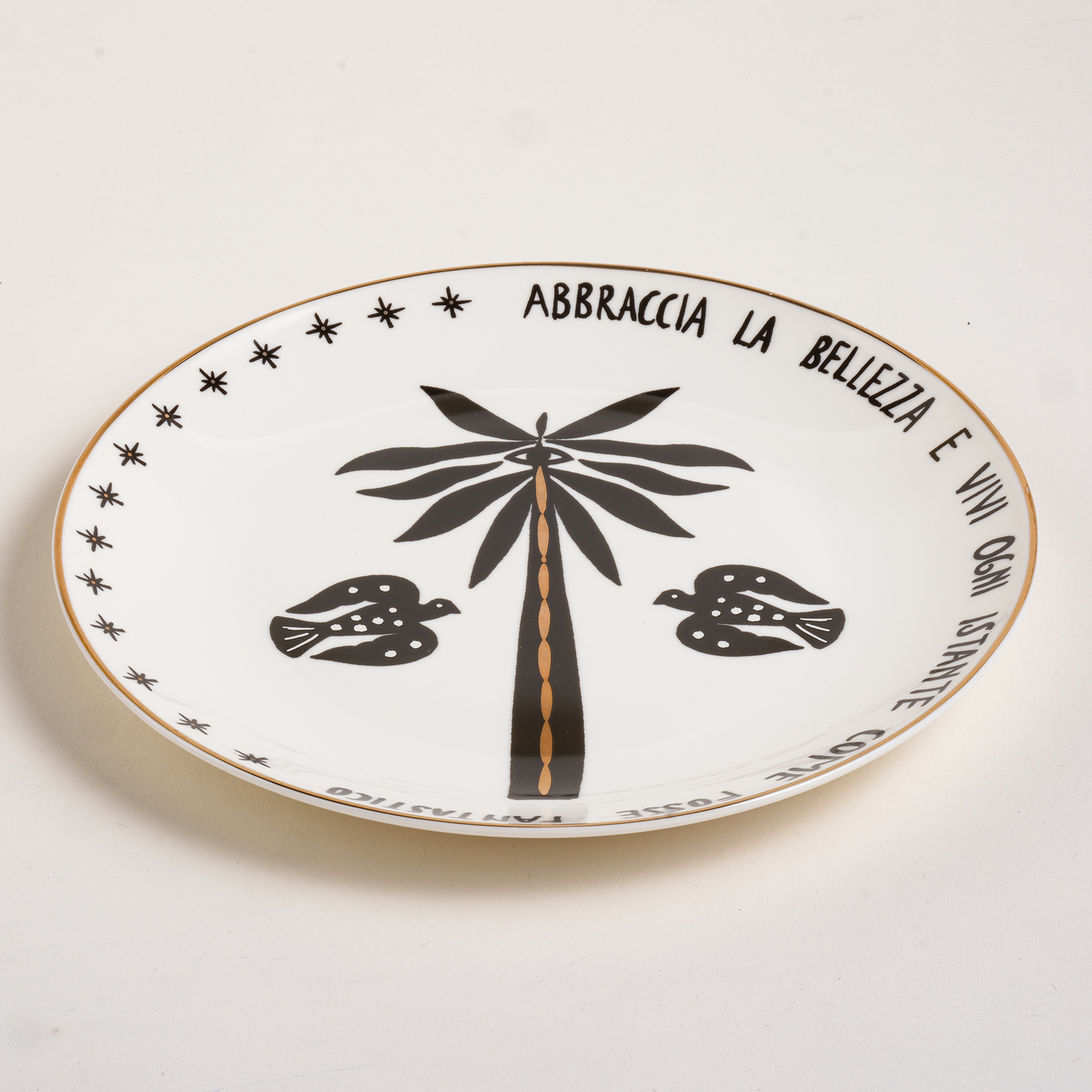 Luohu Porselen Pasta Tabağı 21 Cm