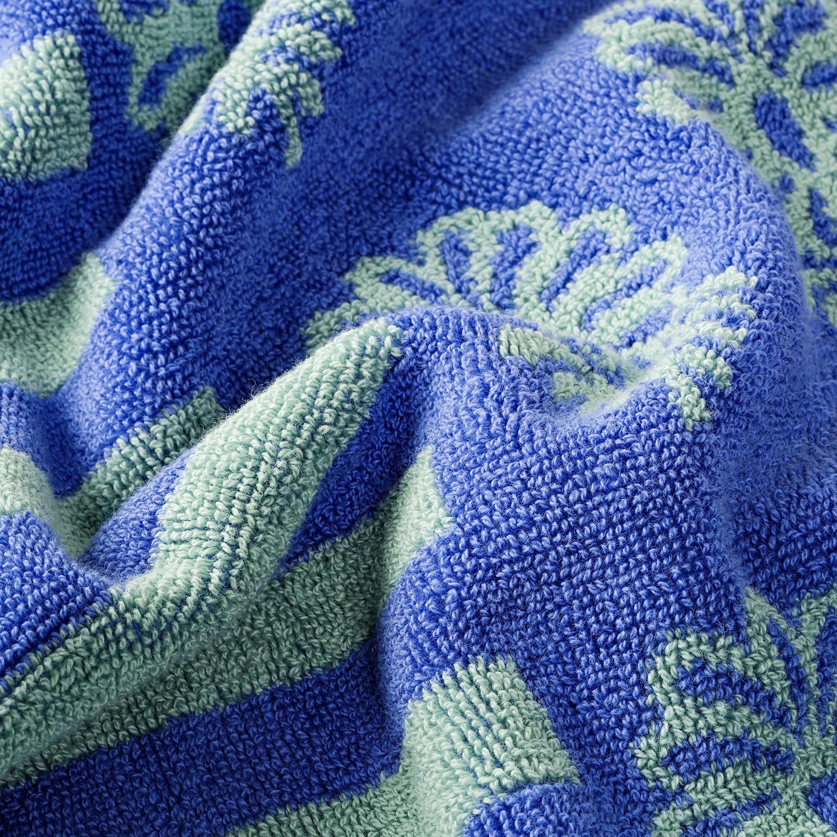 Ornaz İplik Boyalı Pamuk Yüz Havlusu 50x90 Cm Mavi