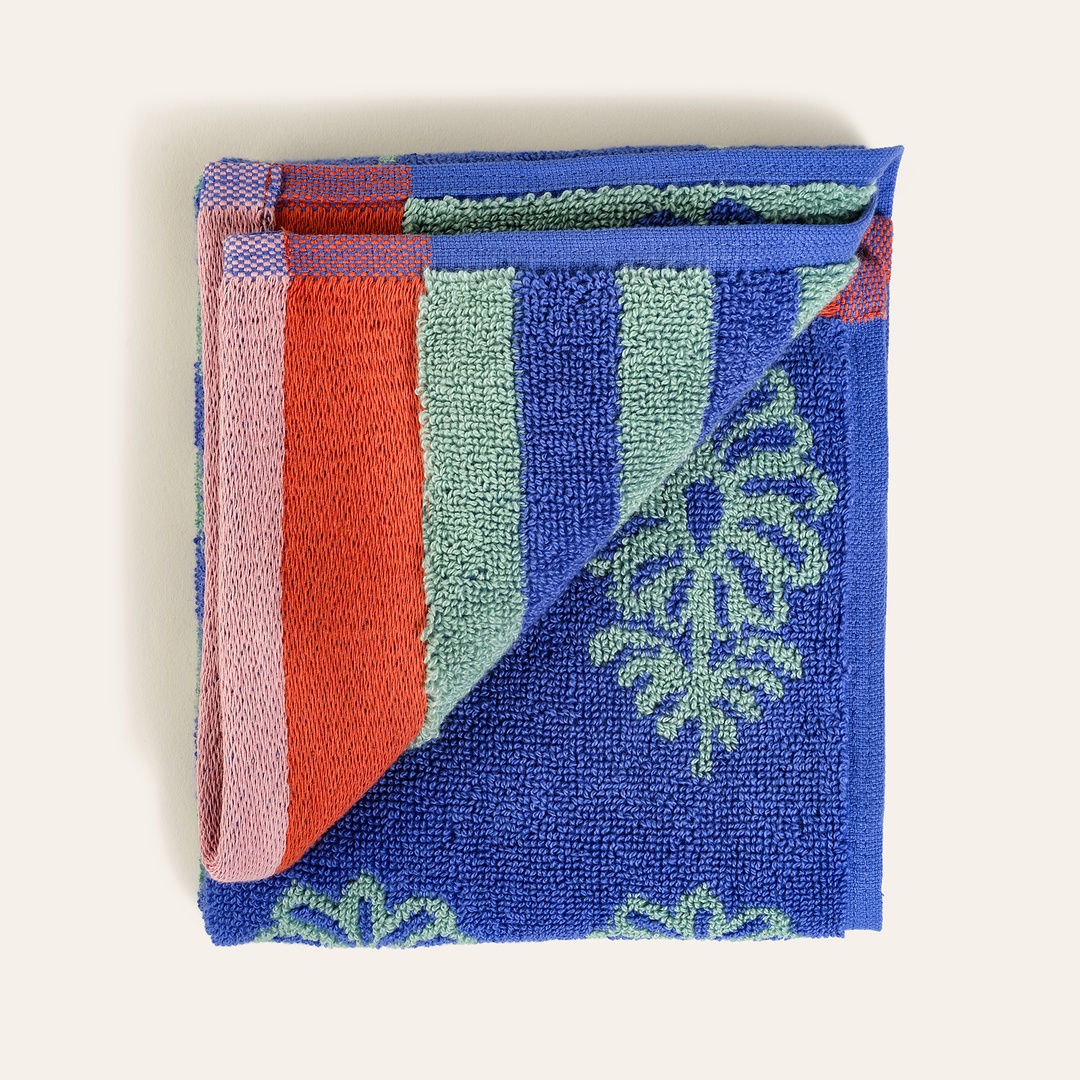 Ornaz Mavi El Havlusu 30x50 Cm