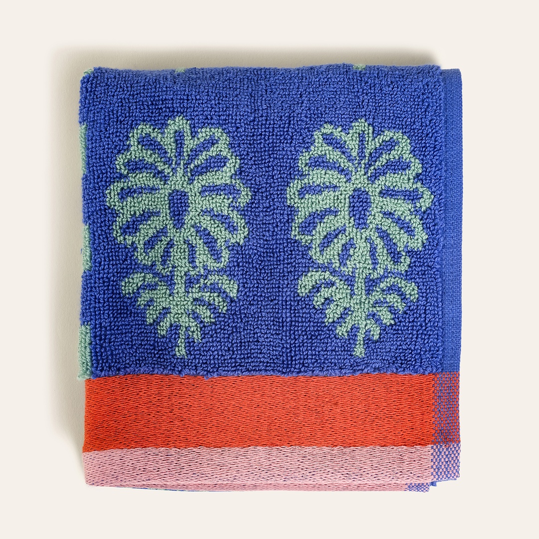 Ornaz Mavi El Havlusu 30x50 Cm