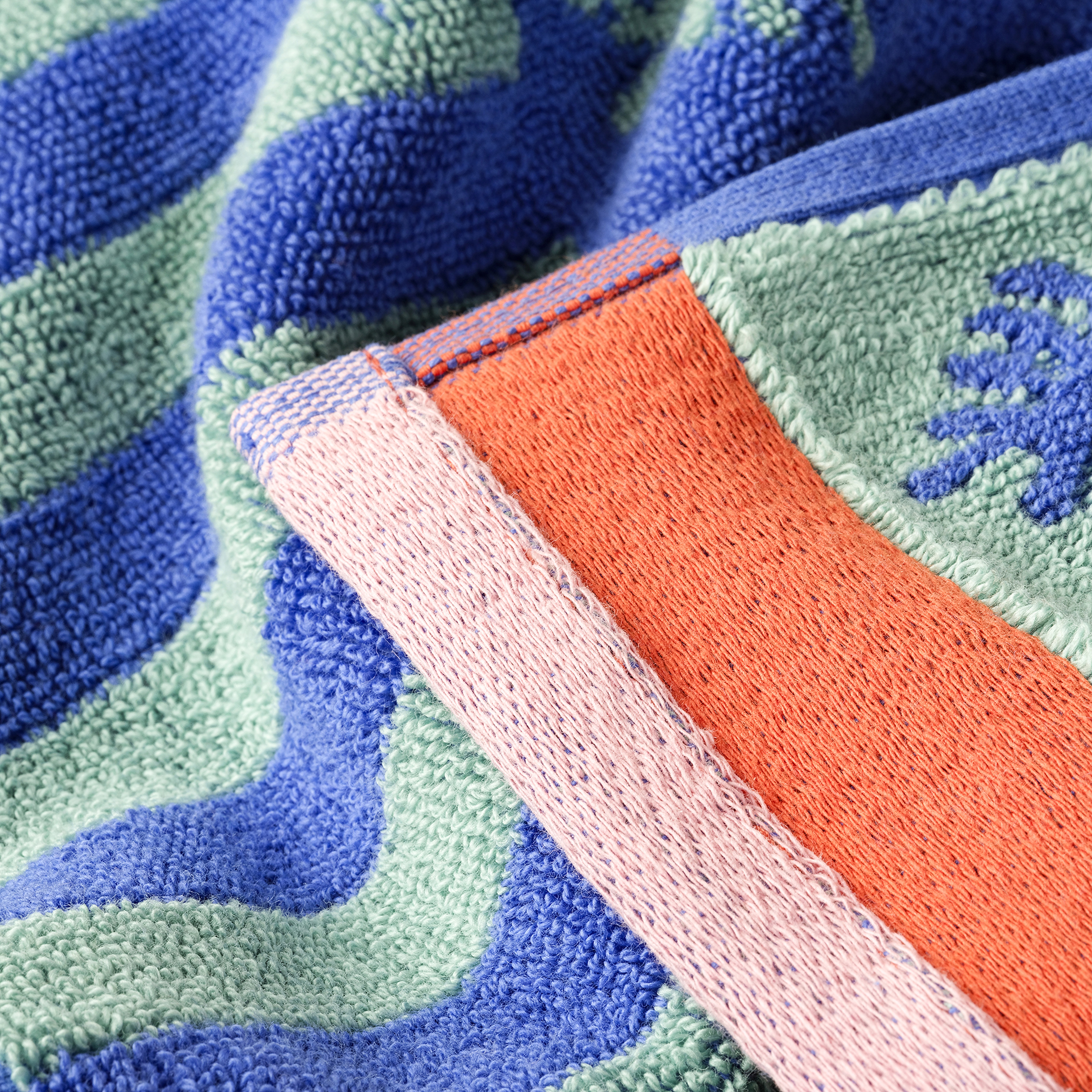 Ornaz Mavi El Havlusu 30x50 Cm