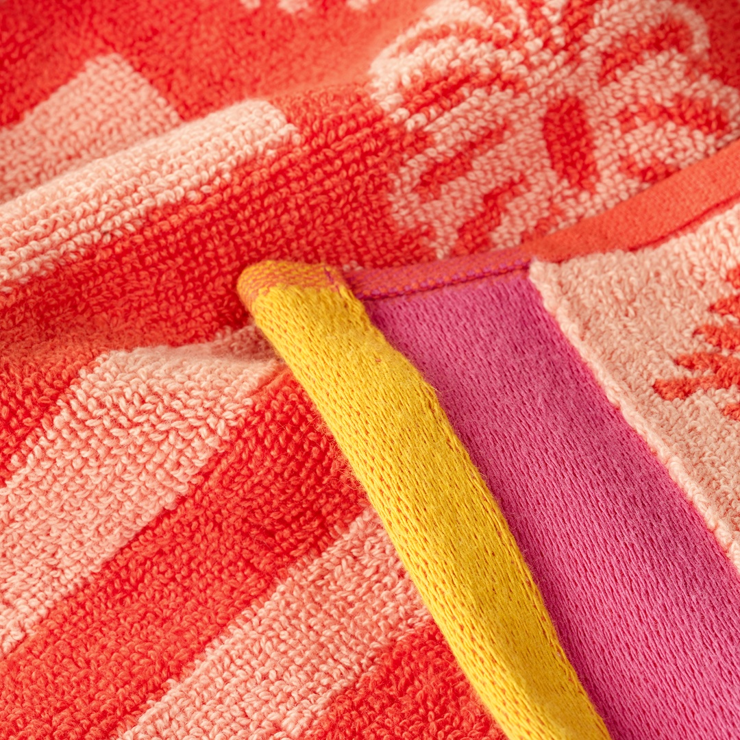 Ornaz İplik Boyalı Pamuk El Havlusu 30x50 Cm Turuncu