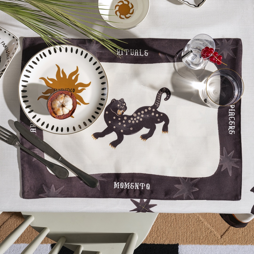 Prusa Siyah-ekru Pes Amerikan Servis 35x50 Cm