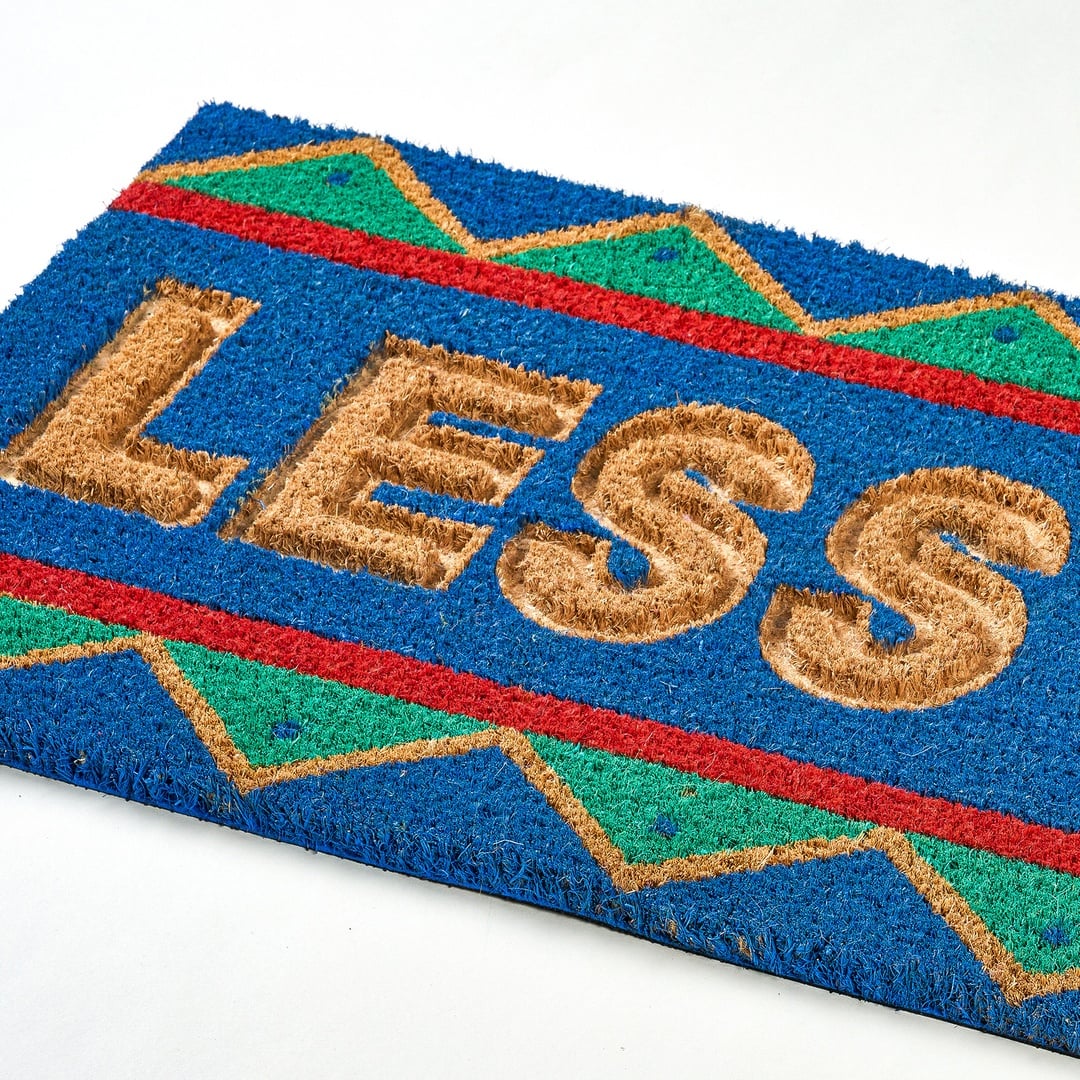 Kerala Mavi Coir Kapı Önü Paspası 35x100 Cm
