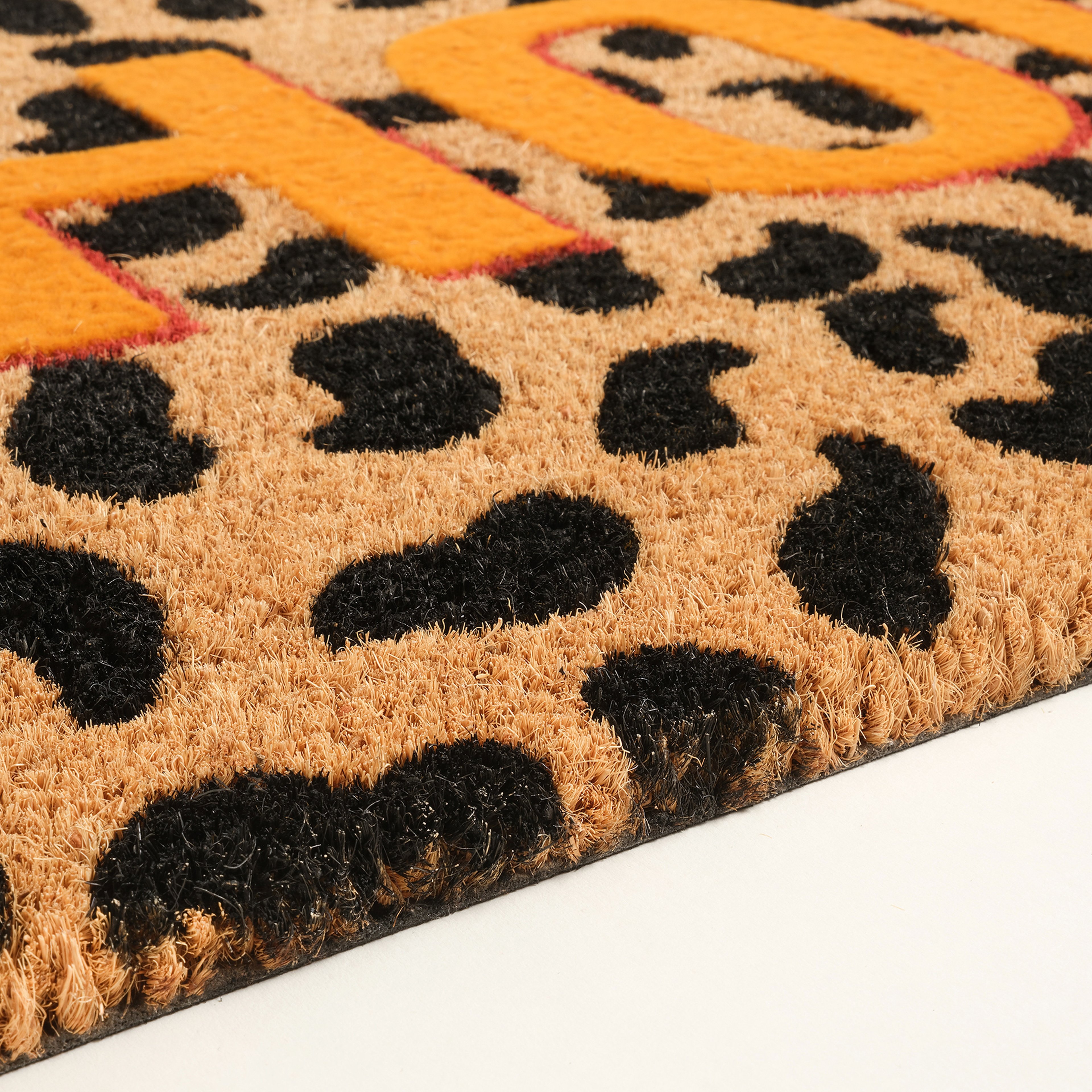 Kerala Sarı Coir Kapı Önü Paspası 45x75 Cm