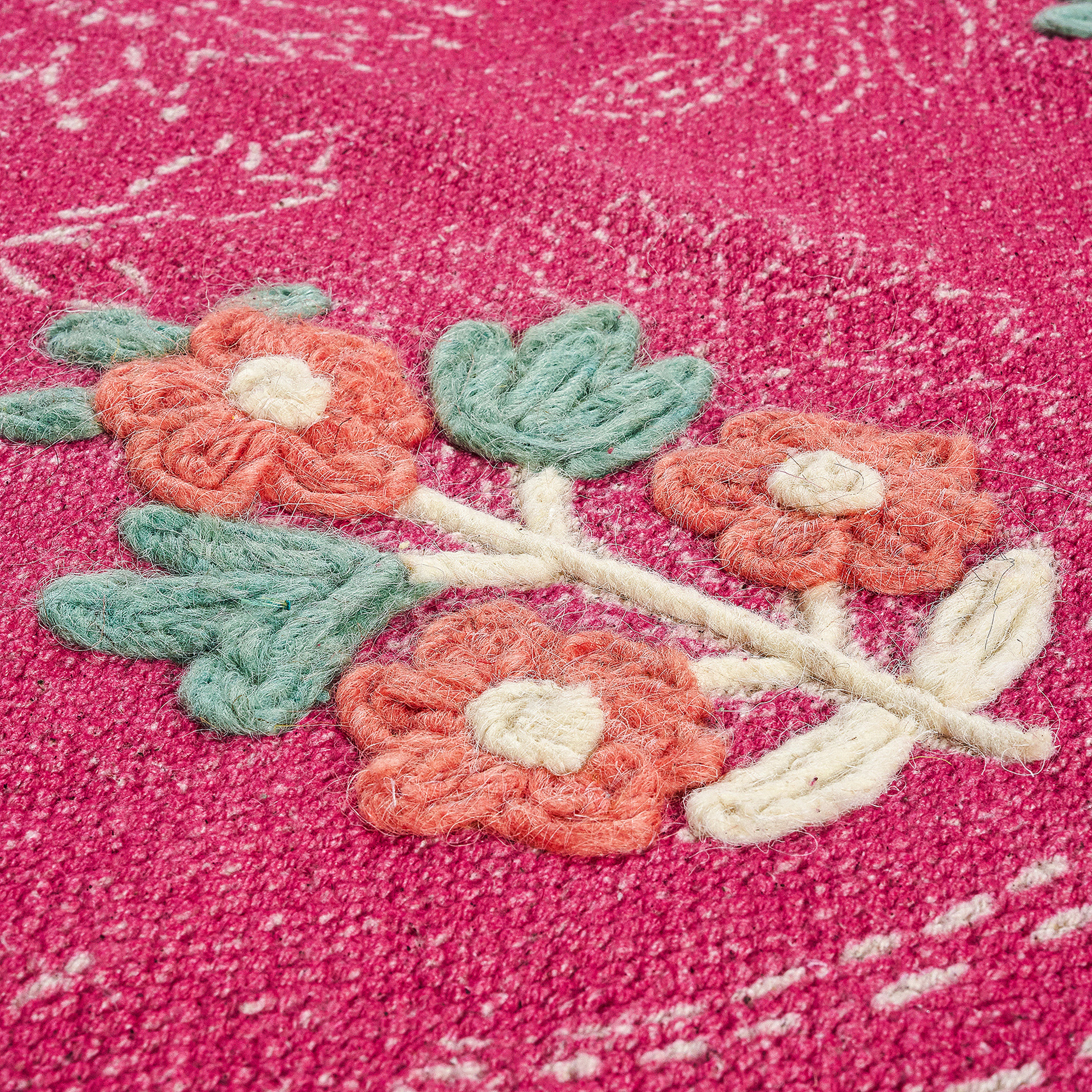 Rajna Fuşya Pamuk Kilim 80x150 Cm