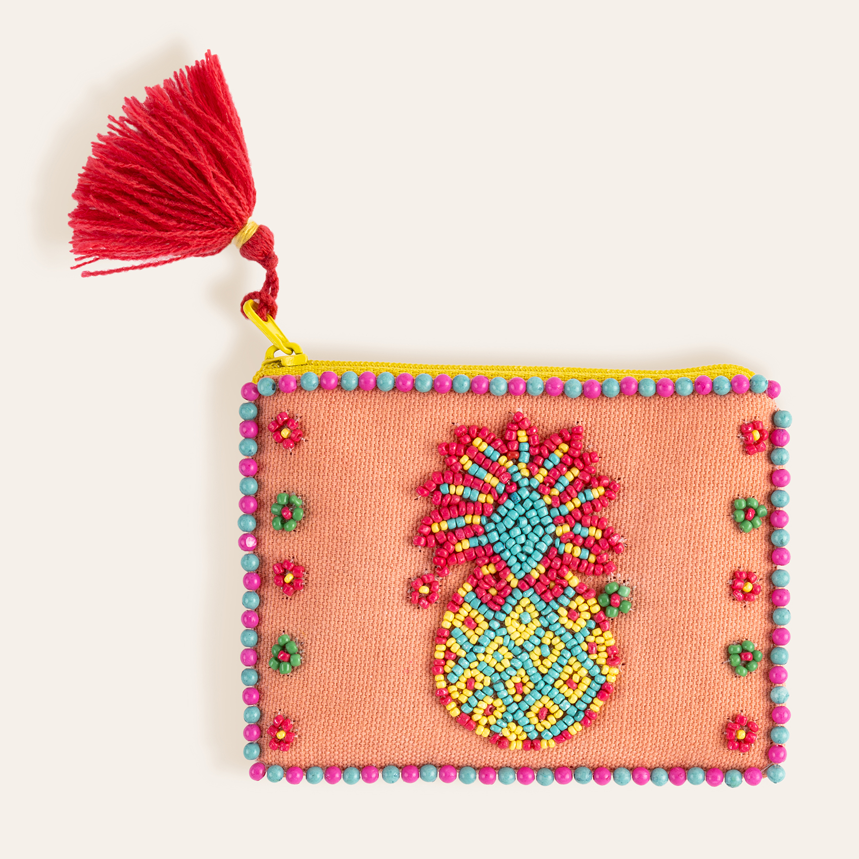 Rajpath Nakışlı Cüzdan 11x8.5 Cm Somon