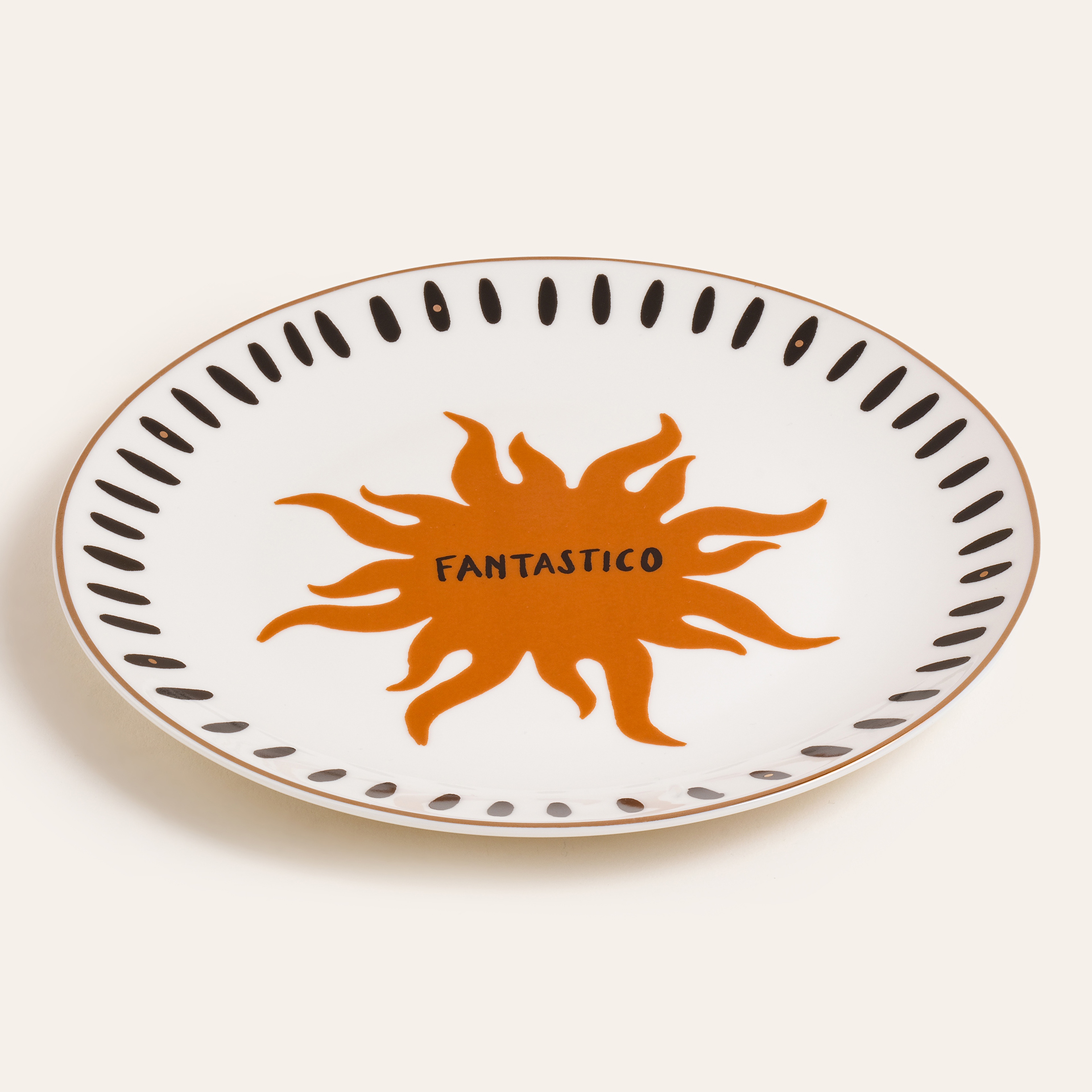 Luohu Porselen Pasta Tabağı 21 Cm