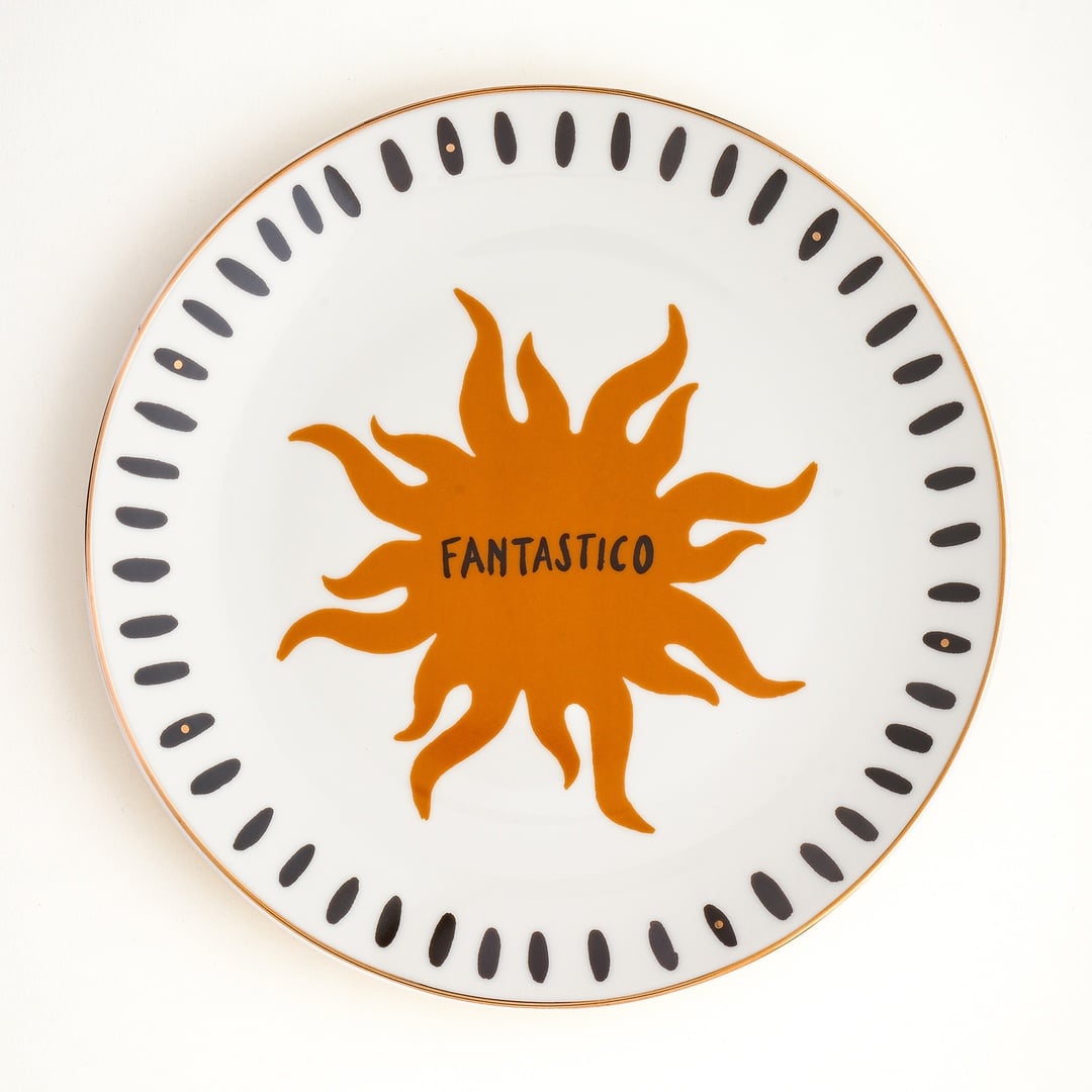 Luohu Porselen Pasta Tabağı 21 Cm