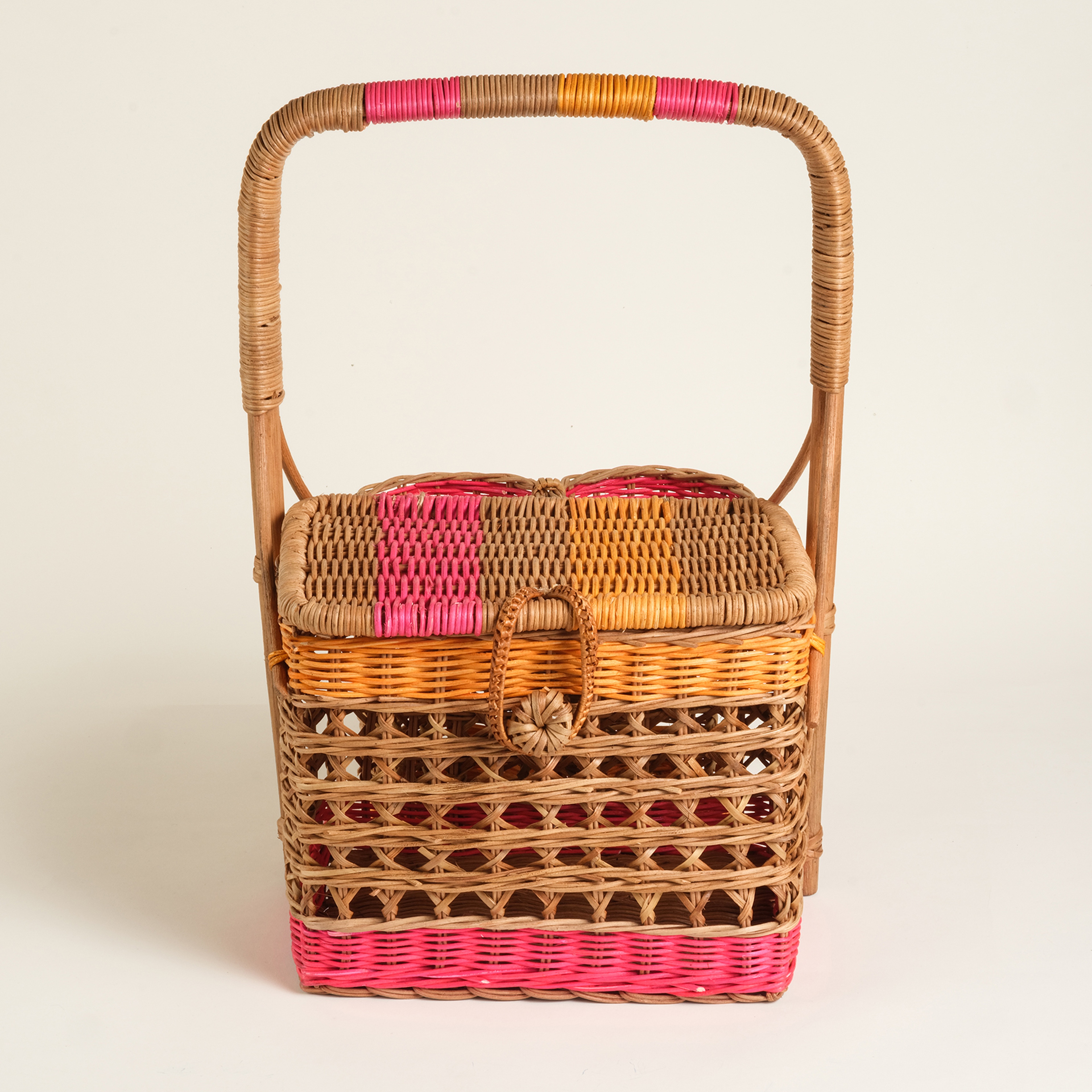 Tam Dao Pembe Rattan Sepet 30x30x44 Cm
