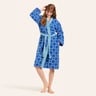 Tabea Mavi Unisex Bornoz