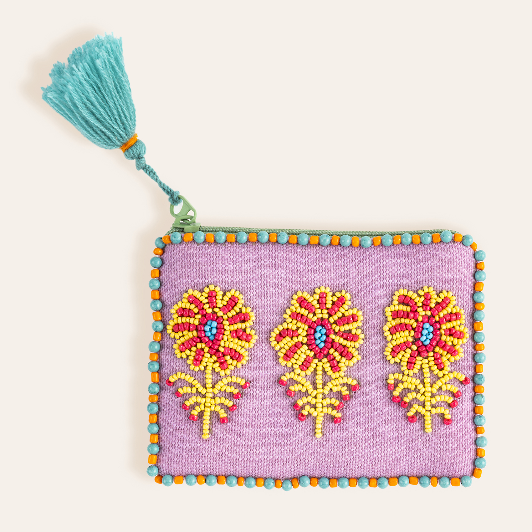 Rajpath Nakışlı Cüzdan 11x8 Cm Lila