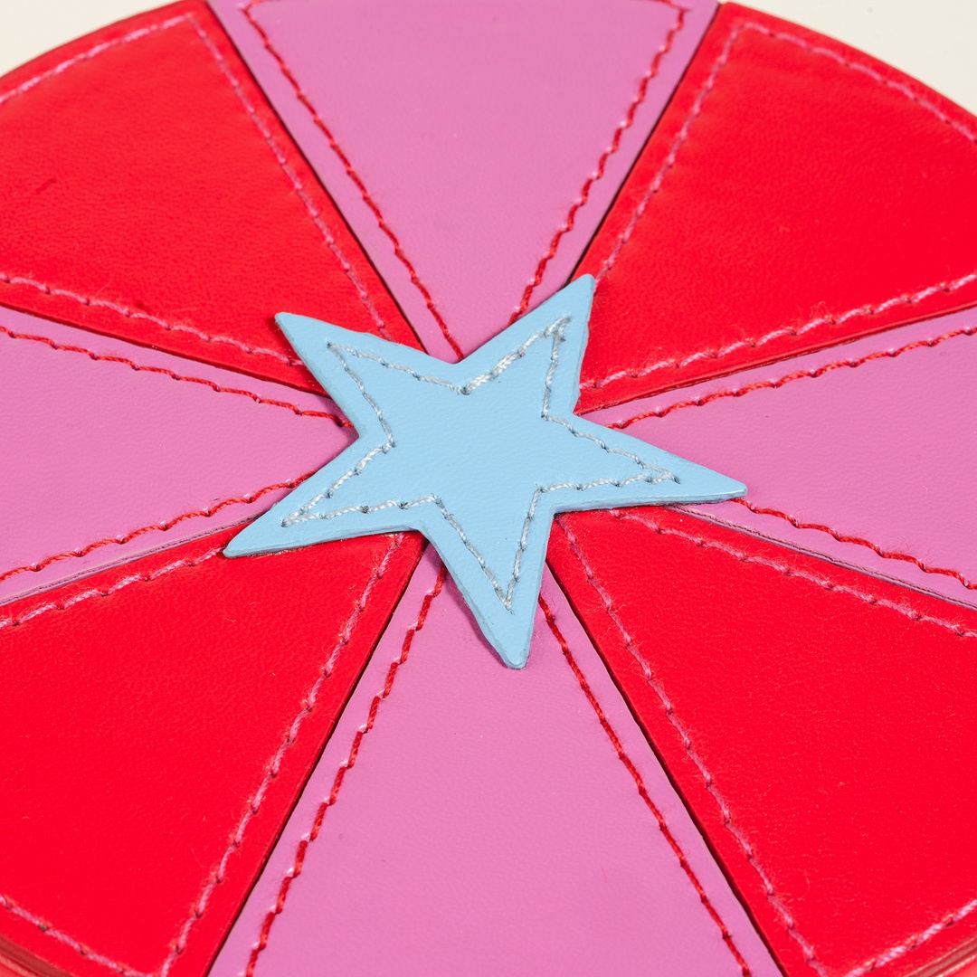 Meılın Pembe - Kırmızı Takı Kutusu 13.2x13.2x6.2 Cm