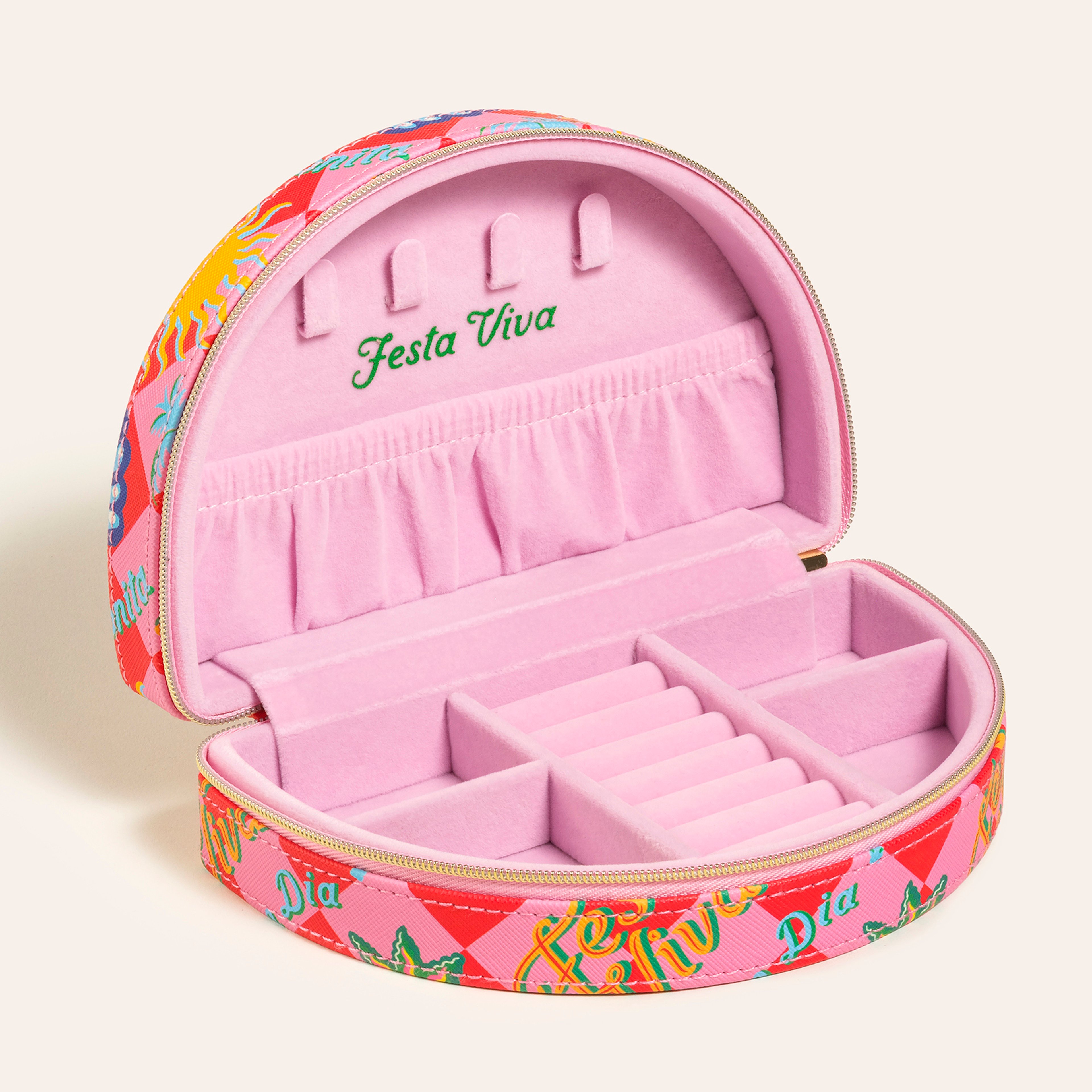 Meılın Pembe Takı Kutusu 17x11 Cm
