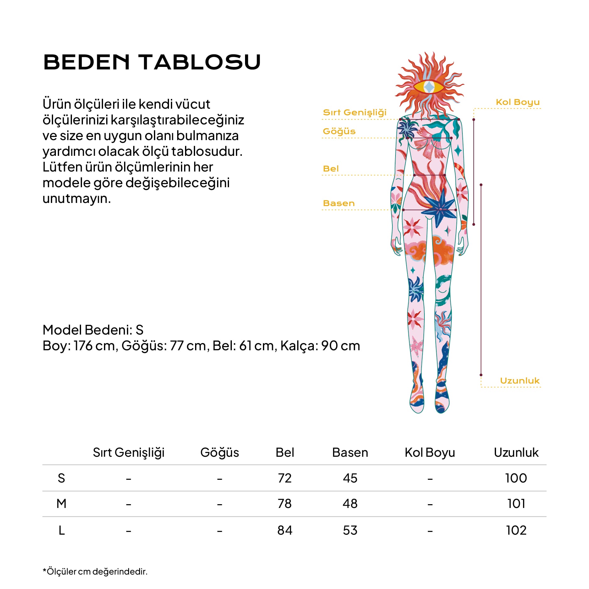 Tavas Renkli Ecovero Rayon Etek