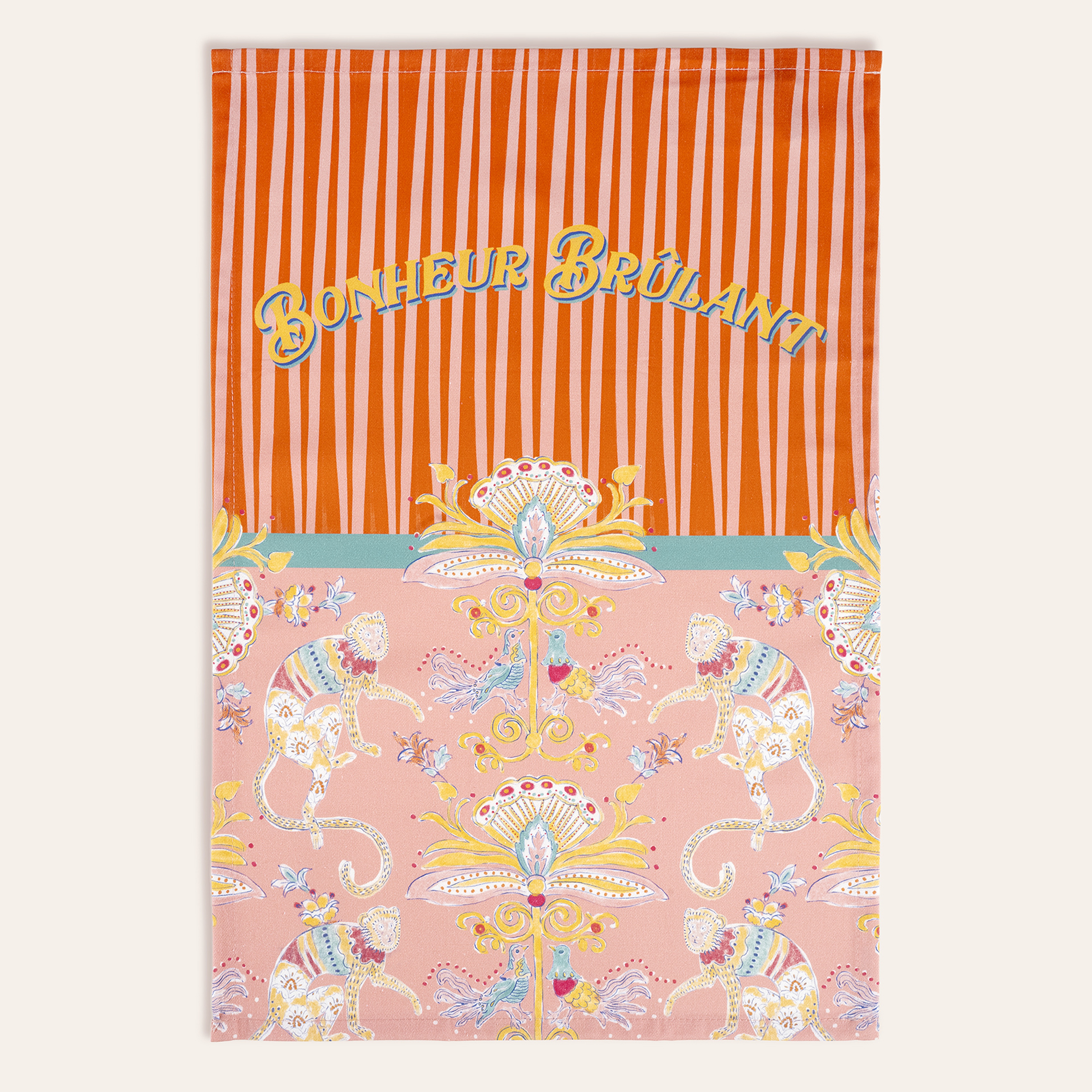 Tria Dijital Baskılı Pamuk Kurulama Bezi 40x60 Cm Pembe
