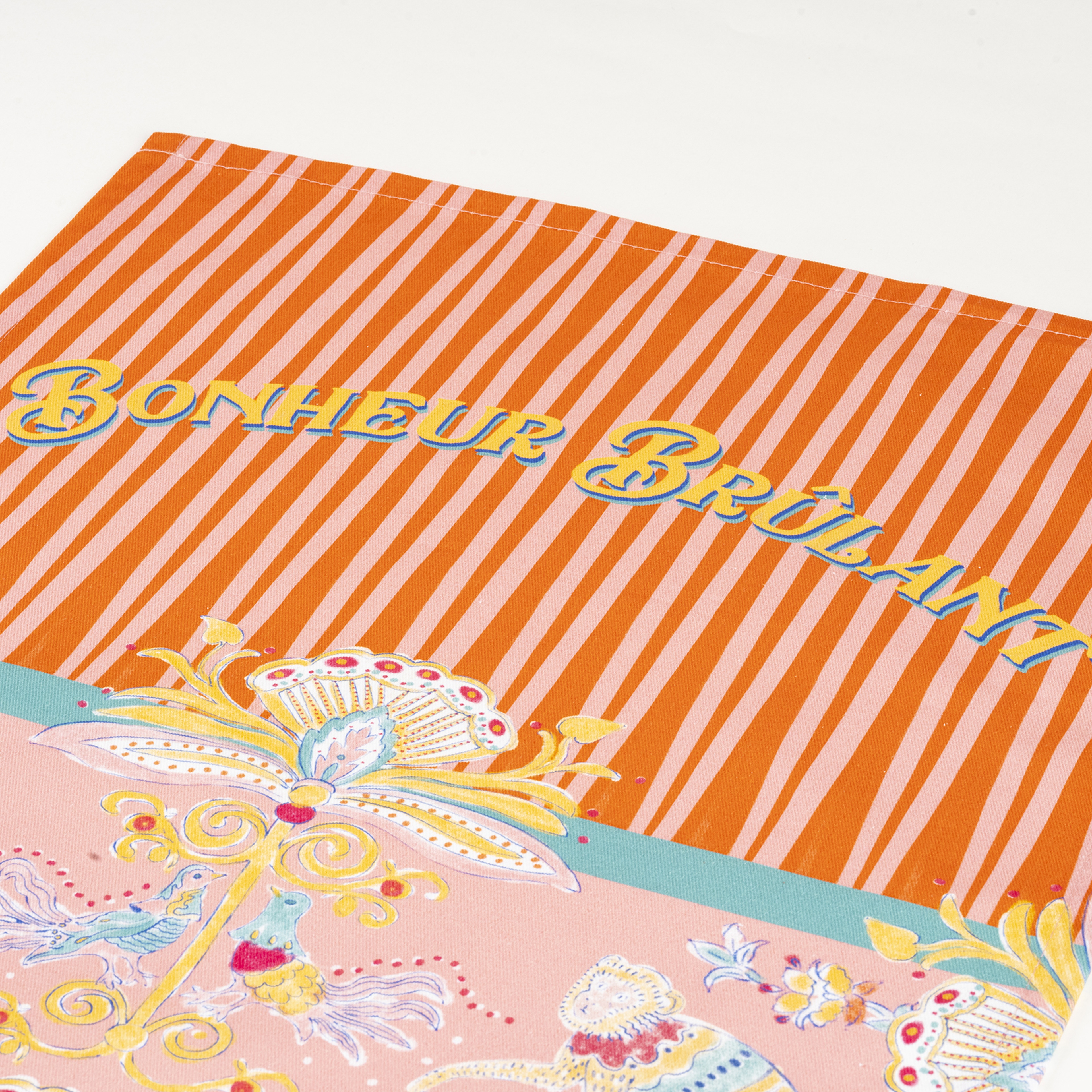 Tria Dijital Baskılı Pamuk Kurulama Bezi 40x60 Cm Pembe